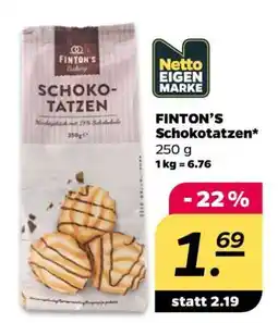 NETTO FINTON’S Schokotatzen Angebot