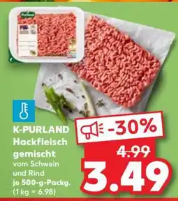 Kaufland K-PURLAND Hackfleisch gemischt Angebot