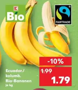Kaufland Ecuador./kolumb. Bio-Bananen je kg Angebot