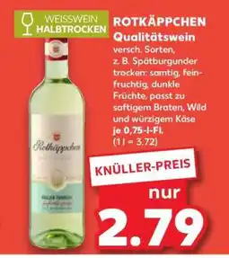 Kaufland ROTKÄPPCHEN Qualitätswein Angebot