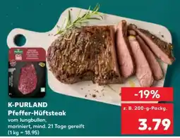 Kaufland K-PURLAND Pfeffer-Hüftsteak Angebot