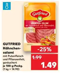 Kaufland Gutfried Hähnchen-Salami Angebot
