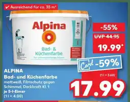 Kaufland ALPINA Bad- und Küchenfarbe Angebot