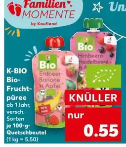Kaufland K-BIO Bio-Fruchtpüree Angebot