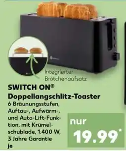 Kaufland SWITCH ON Doppel-Langschlitz-Toaster Angebot