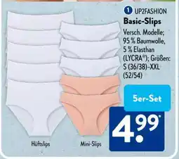 Aldi Süd UP2FASHION Basic-Slips Angebot
