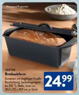 Aldi Süd Brotbackform Angebot