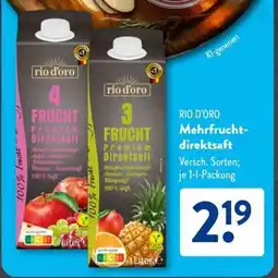 Aldi Süd RIO D'ORO Mehrfrucht-direktsaft Angebot