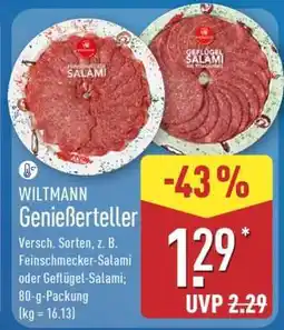 Aldi Nord WILTMANN Genießer-teller Angebot