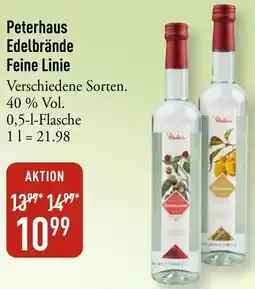 Galeria Markthalle Peterhaus Edelbrände Feine Linie Angebot