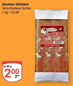 Globus Abraham Schinken Angebot