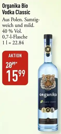 Galeria Markthalle Organika Bio Vodka Classic Angebot