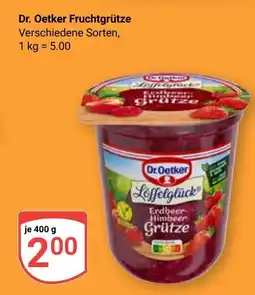 Globus Dr. Oetker Fruchtgrütze Angebot