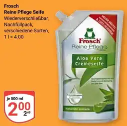 Globus Frosch Reine Pflege Seife Angebot