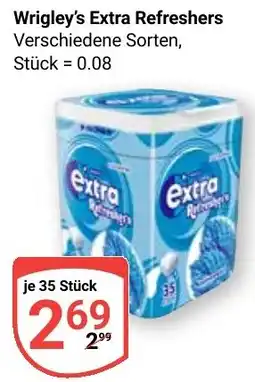 Globus Wrigley's Extra Refreshers Angebot