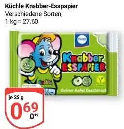 Globus Küchle Knabber-Esspapier Angebot