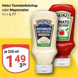 Globus Heinz Tomatenketchup oder Mayonnaise Angebot