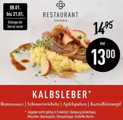 Galeria Markthalle Kalbsleber Angebot