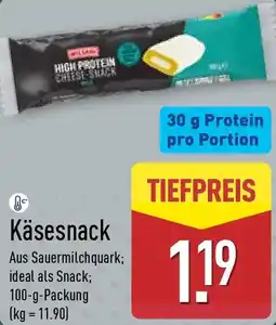 Aldi Nord Milsani Käsesnack Angebot