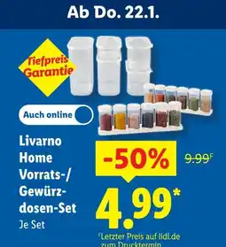 Lidl Livarno home vorrats-/gewürzdosen-set Angebot