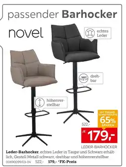 XXXLutz Leder-barhocker Angebot