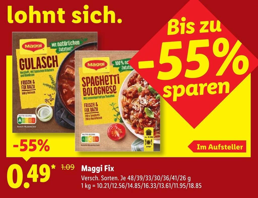 Maggi Fix Angebot