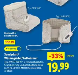 Lidl Sensiplast wärmegürtel typ sfw 100 Angebot