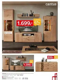 XXXLutz Cantus wohnwand Angebot