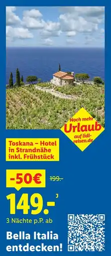 Lidl Toskana – hotel in strandnähe inkl. frühstück Angebot