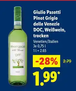 Lidl Giulio pasotti pinot grigio delle venezie doc Angebot