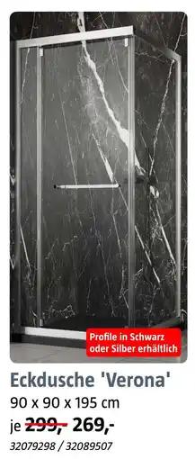 Bauhaus Eckdusche 'verona' Angebot
