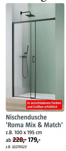 Bauhaus Nischendusche 'roma mix & match' Angebot