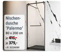 Bauhaus Nischendusche 'palermo' Angebot