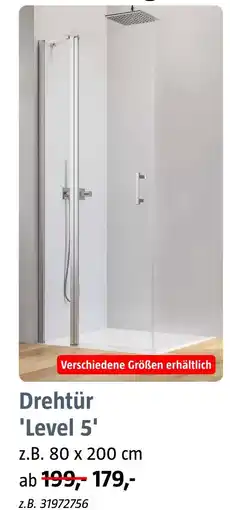 Bauhaus Drehtür 'level 5' Angebot
