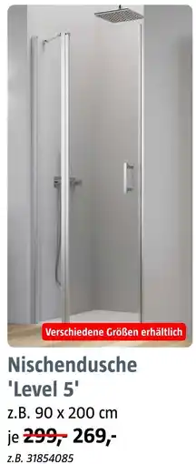 Bauhaus Nischendusche 'level 5' Angebot