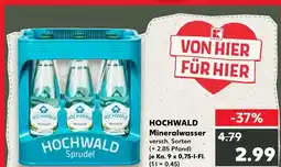 Kaufland Hochwald mineralwasser Angebot