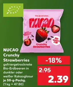 Kaufland Nucao crunchy strawberries Angebot