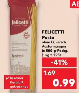 Kaufland Felicetti pasta Angebot