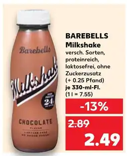 Kaufland Barebells milkshake Angebot