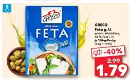 Kaufland Greco feta g. u Angebot