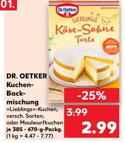 Kaufland Dr. oetker lieblings-kuchen Angebot