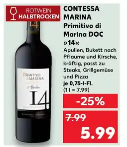 Kaufland Contessa marina primitivo di marina doc 14 Angebot