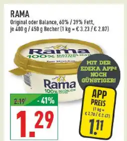 Marktkauf Rama original oder balance Angebot
