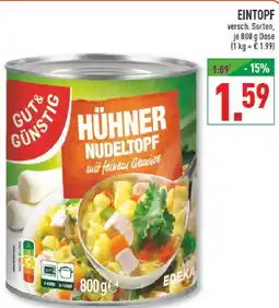 Marktkauf Gut & günstig hühner nudeltopf Angebot