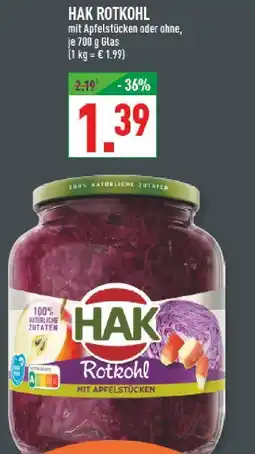 Marktkauf Hak rotkohl Angebot