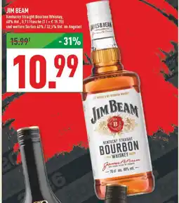 Marktkauf Jim beam kentucky straight bourbon whiskey Angebot