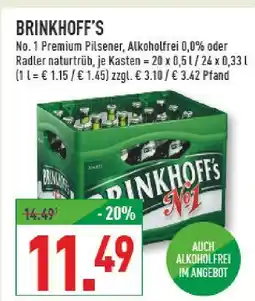 Marktkauf Brinkhoff's no. 1 premium pilsener Angebot