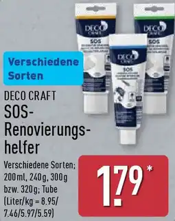 Aldi Nord DECO CRAFT SOS Renovierungshelfer Angebot
