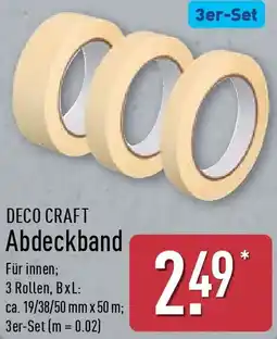 Aldi Nord DECO CRAFT Abdeckband Angebot