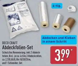 Aldi Nord DECO CRAFT Abdeckfolien-Set Angebot